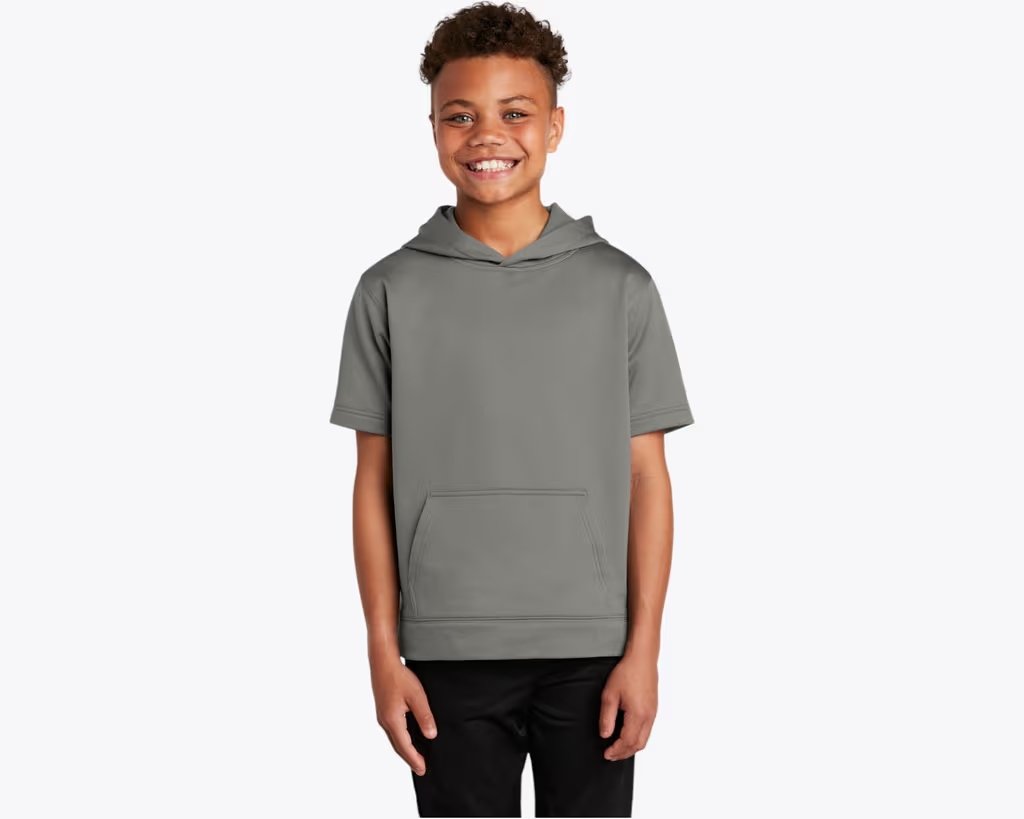 Youth Sport-Wick ® Fleece Short Sleeve Hoodie Youth Sport-Wick ® Fleece Short Sleeve Hoodie